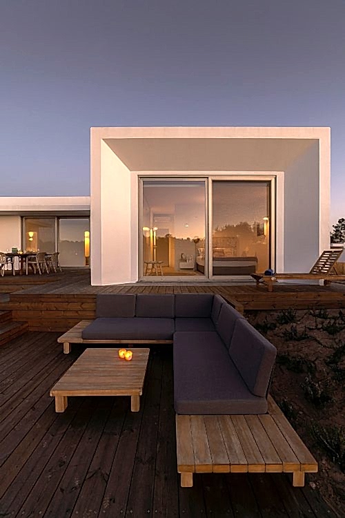 Modern villa with pool and deck